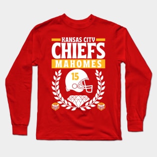 Kansas City Chiefs Mahomes 15 Edition 3 Long Sleeve T-Shirt